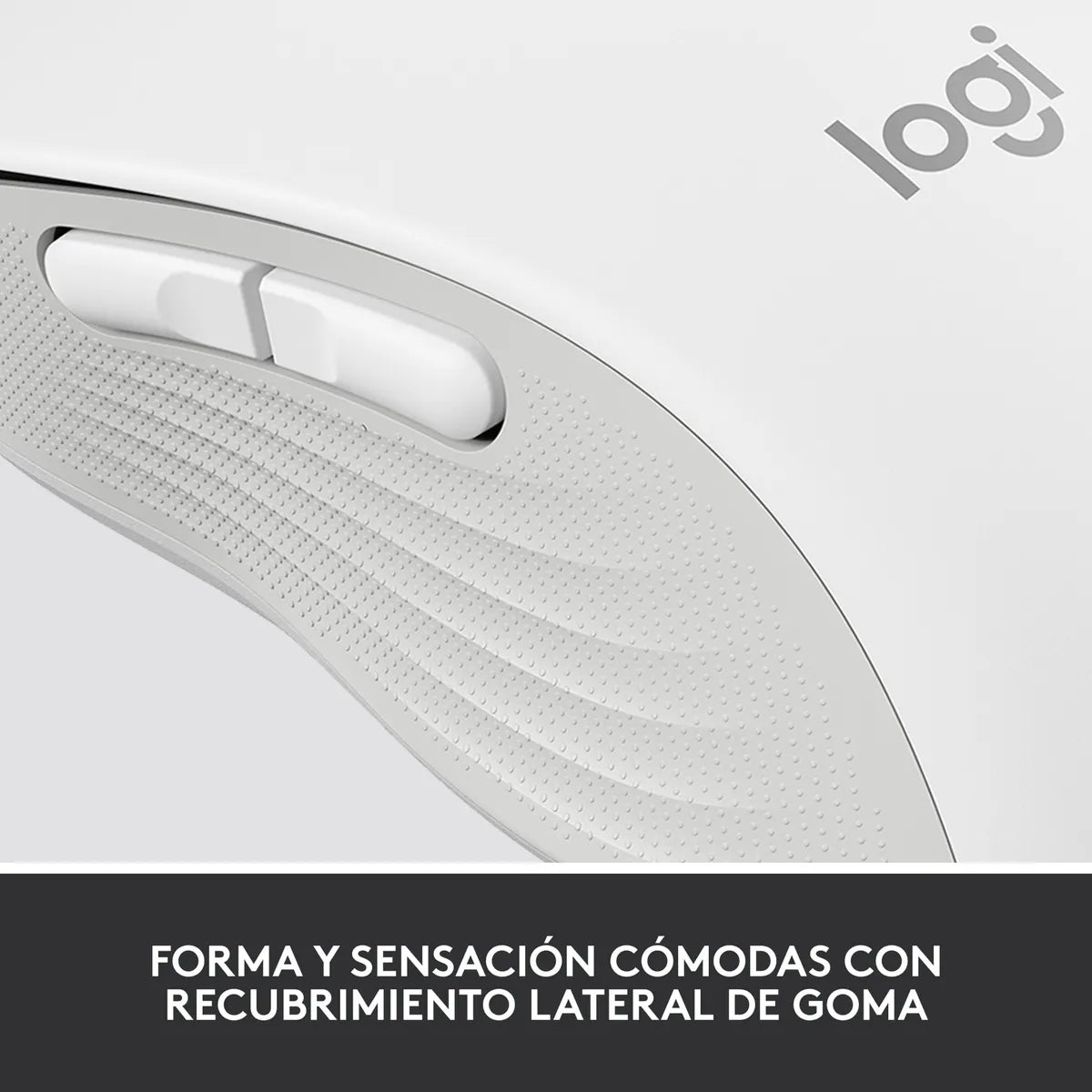 Mouse Inalámbrico BT/Bolt Logitech Signature M650 L con Scroll SmartWheel, Blanco