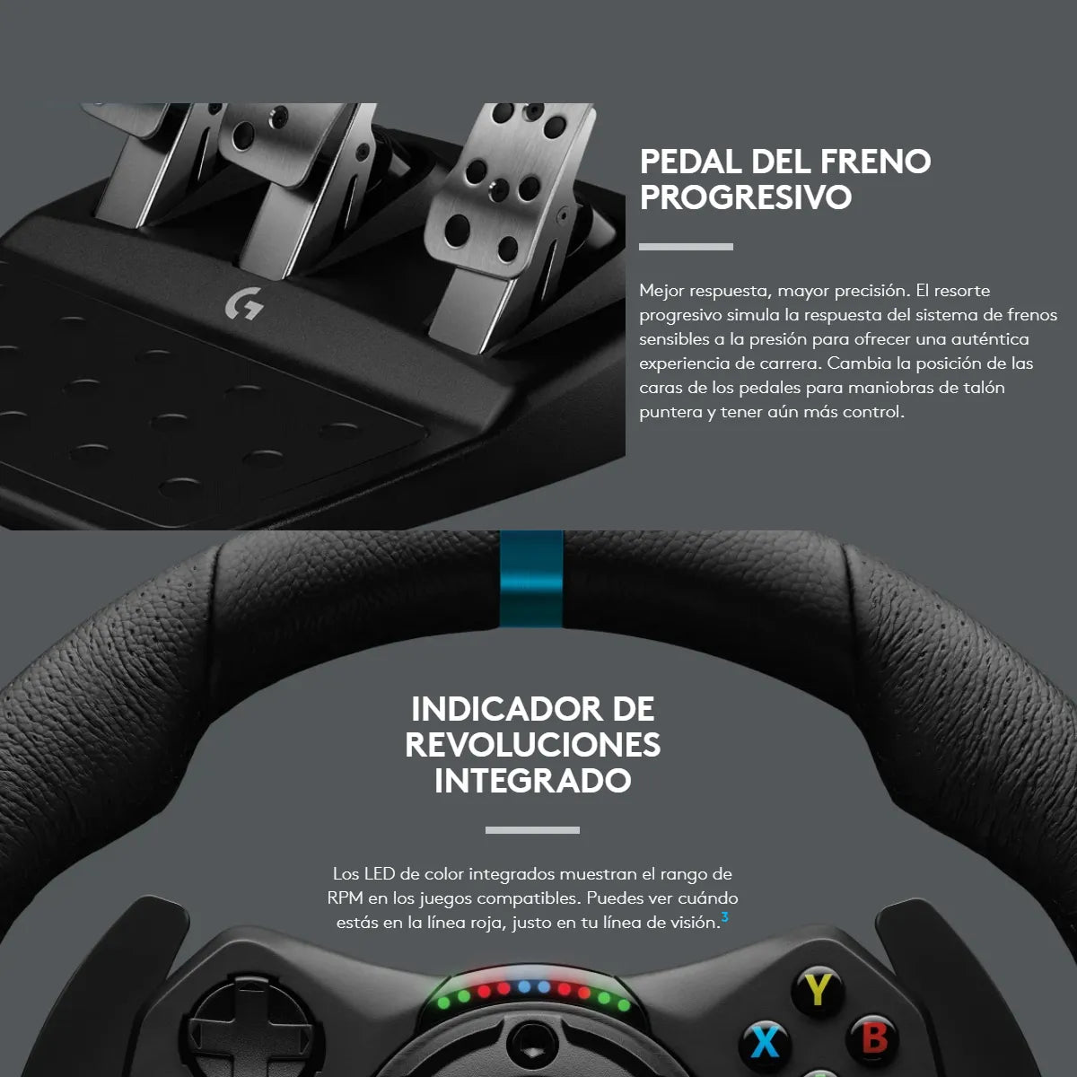 Volante Logitech G923 para PS5, PS4 y PC + Palanca de Cambios + Soporte para Volante SPTG-07