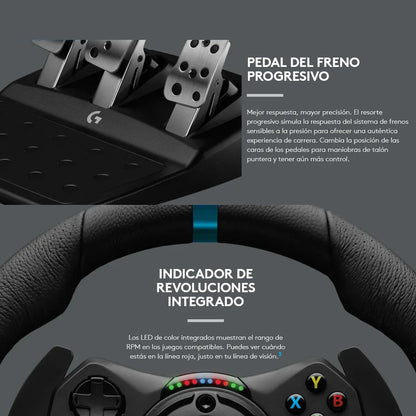 Volante Logitech G923 para PS5, PS4 y PC + Palanca de Cambios + Soporte para Volante SPTG-07