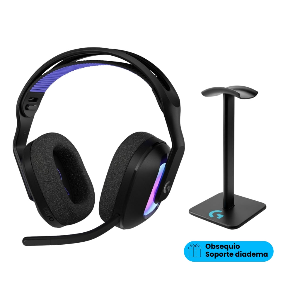 Auriculares Gamer Inalámbricos Logitech G522 LIGHTSPEED con RGB LIGHTSYNC + Obsequio Soporte para Diadema