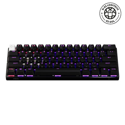 Teclado Gamer Logitech Pro X 60, Inalámbrico Lightspeed