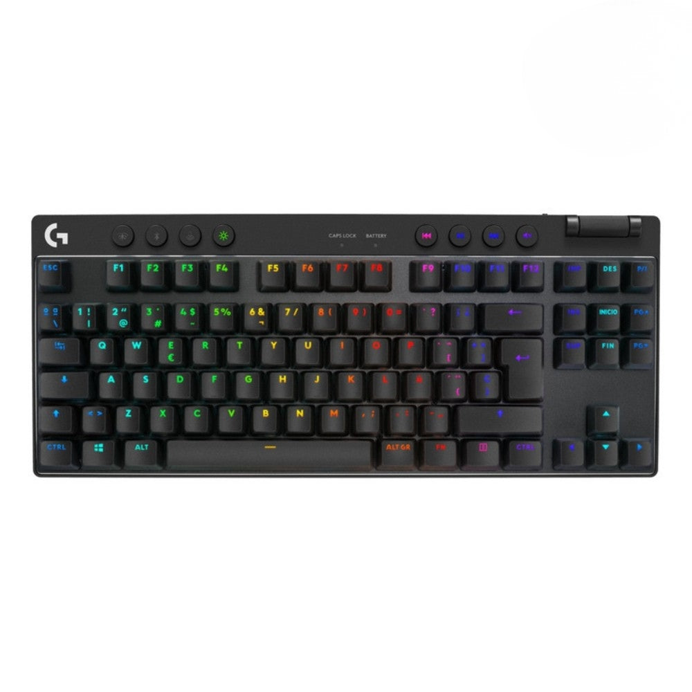 Teclado Gamer Inalámbrico Logitech G PRO X TKL LIGHTSPEED con RGB LIGHTSYNC, Negro