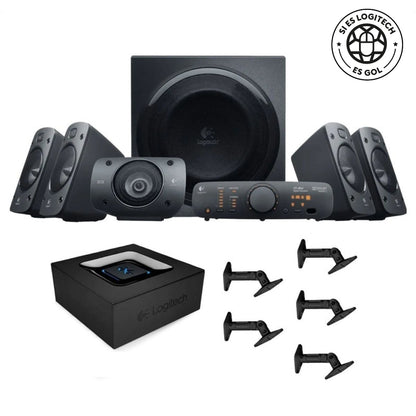 Combo Altavoces 5.1 Logitech Z906 THX + Adaptador Bluetooth + Bases