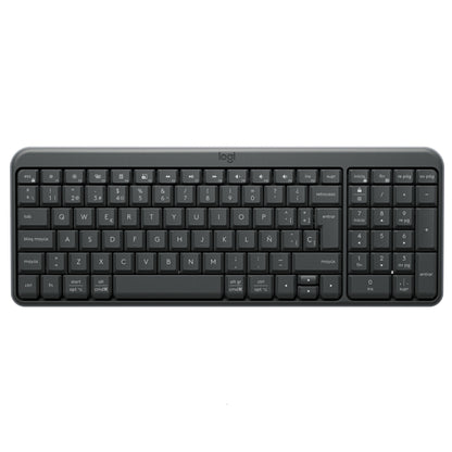 Teclado Inalámbrico Bluetooth Logitech K250 con Diseño Compacto, Grafito