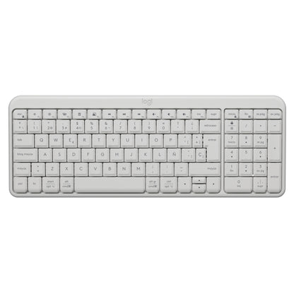 Teclado Inalámbrico Bluetooth Logitech K250 con Diseño Compacto, Blanco