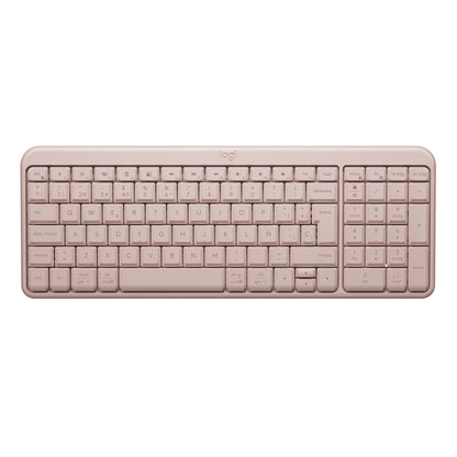 Teclado Inalámbrico Bluetooth Logitech K250 con Diseño Compacto, Rosa