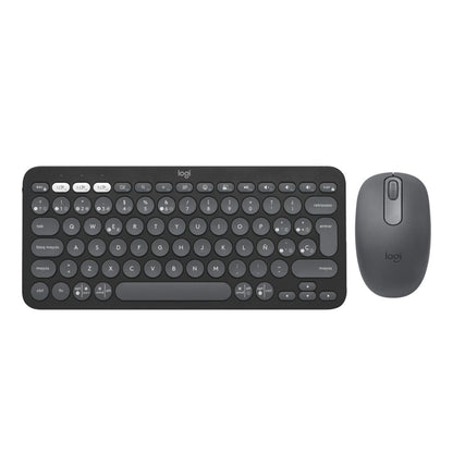 Combo Bluetooth Teclado Multi-dispositivo Logitech K380s + Mouse M196, Negro