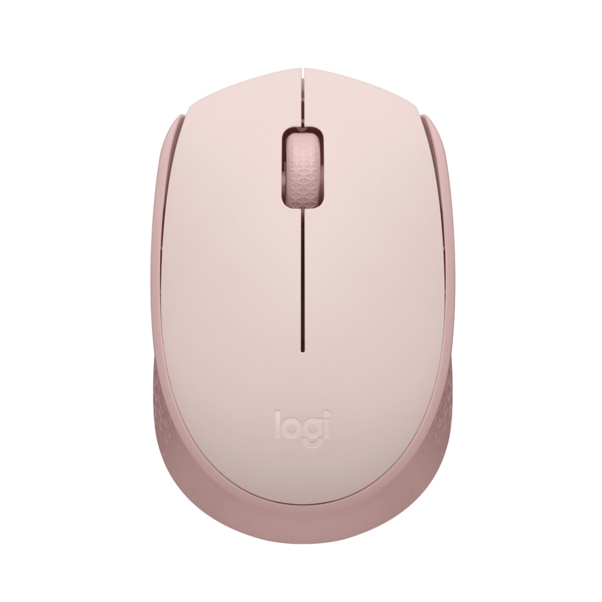 Mouse Inalámbrico Logitech M170 con Diseño Ambidiestro y Portátil, Rosa